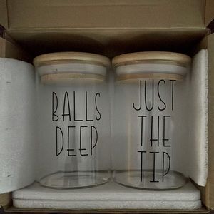 Apothecary Funny Bathroom Jars
